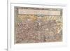 Map of Ancient Rome from Civitates Orbis Terrarum-null-Framed Premium Giclee Print