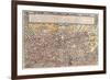 Map of Ancient Rome from Civitates Orbis Terrarum-null-Framed Premium Giclee Print