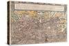 Map of Ancient Rome from Civitates Orbis Terrarum-null-Stretched Canvas