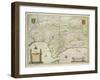 Map of Andalusia, Spain, 1634-Willem Blaeu-Framed Giclee Print