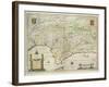 Map of Andalusia, Spain, 1634-Willem Blaeu-Framed Giclee Print