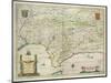 Map of Andalusia, Spain, 1634-Willem Blaeu-Mounted Giclee Print