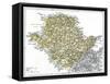 Map of Anglesey, 1924-1926-null-Framed Stretched Canvas