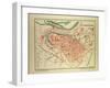 Map of Angoulême, France-null-Framed Giclee Print