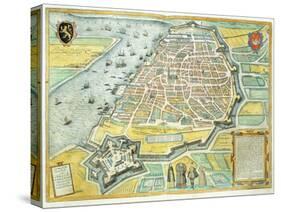 Map of Antwerp-null-Stretched Canvas