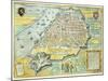 Map of Antwerp-null-Mounted Giclee Print