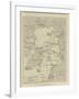 Map of Arctic Region Indicating Route Followed by Explorer Fridtjof Nansen on Board of Ship-null-Framed Giclee Print