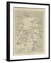 Map of Arctic Region Indicating Route Followed by Explorer Fridtjof Nansen on Board of Ship-null-Framed Giclee Print