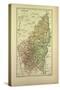 Map of Ardêche France-null-Stretched Canvas