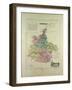 Map of Ardennes France-null-Framed Giclee Print