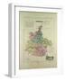 Map of Ardennes France-null-Framed Giclee Print