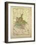 Map of Ardennes France-null-Framed Giclee Print