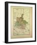 Map of Ardennes France-null-Framed Giclee Print