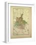 Map of Ardennes France-null-Framed Giclee Print