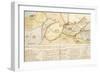 Map of Area of Gangi, Palermo Province, Sicily Region, 1834-null-Framed Giclee Print