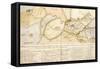 Map of Area of Gangi, Palermo Province, Sicily Region, 1834-null-Framed Stretched Canvas