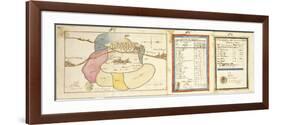 Map of Area of Maletto, Catania Province, Sicily Region-null-Framed Giclee Print