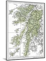 Map of Argyllshire, 1924-1926-null-Mounted Giclee Print