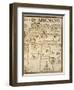 Map of Arignano, Italy, from the Atlas Atlante Delle Locazioni, 1687-1697-Antonio and Nunzio Michele-Framed Giclee Print