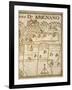 Map of Arignano, Italy, from the Atlas Atlante Delle Locazioni, 1687-1697-Antonio and Nunzio Michele-Framed Giclee Print