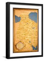 Map of Armenia (Oil on Panel)-Stefano Bonsignori-Framed Giclee Print