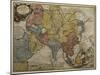 Map of Asia, 1700-Guillaume De L'Isle-Mounted Giclee Print