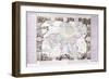 Map of Asia, 1740-Nicolas De Fer-Framed Giclee Print