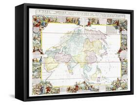 Map of Asia, 1786-Louis-Charles Desnos-Framed Stretched Canvas