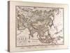 Map of Asia, 1872-null-Stretched Canvas