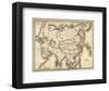 Map of Asia, c.1839-Samuel Augustus Mitchell-Framed Art Print