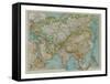 Map of Asia, c1910-Gull Engraving Company-Framed Stretched Canvas