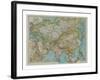 Map of Asia, c1910-Gull Engraving Company-Framed Giclee Print