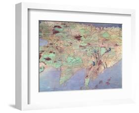 Map of Asia, from the 'Sala Del Mappamondo'-Antonio Giovanni de Varese-Framed Giclee Print