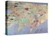 Map of Asia, from the 'Sala Del Mappamondo'-Antonio Giovanni de Varese-Stretched Canvas