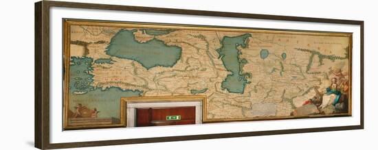 Map of Asia Minor, Armenia and the Tartars-Giustino Menescardi-Framed Premium Giclee Print