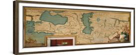 Map of Asia Minor, Armenia and the Tartars-Giustino Menescardi-Framed Premium Giclee Print