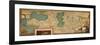 Map of Asia Minor, Armenia and the Tartars-Giustino Menescardi-Framed Premium Giclee Print