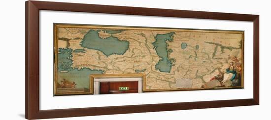 Map of Asia Minor, Armenia and the Tartars-Giustino Menescardi-Framed Giclee Print