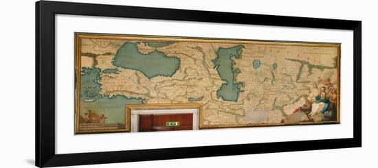 Map of Asia Minor, Armenia and the Tartars-Giustino Menescardi-Framed Giclee Print