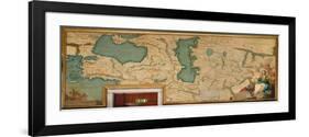 Map of Asia Minor, Armenia and the Tartars-Giustino Menescardi-Framed Giclee Print