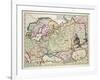 Map of Asia Minor: Norway, Sweden, Denmark, Lapland, Poland, Turkey, Russia and Moscow, c.1626-Nicolas Visscher-Framed Giclee Print