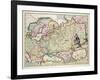 Map of Asia Minor: Norway, Sweden, Denmark, Lapland, Poland, Turkey, Russia and Moscow, c.1626-Nicolas Visscher-Framed Giclee Print