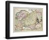 Map of Asia Minor: Norway, Sweden, Denmark, Lapland, Poland, Turkey, Russia and Moscow, c.1626-Nicolas Visscher-Framed Giclee Print