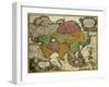 Map of Asia, Nuremberg, circa 1730-Johann Baptista Homann-Framed Giclee Print