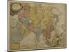 Map of Asia, Published in 1700, Paris-Guillaume Delisle-Mounted Giclee Print