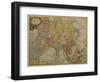 Map of Asia, Published in 1700, Paris-Guillaume Delisle-Framed Premium Giclee Print