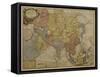 Map of Asia, Published in 1700, Paris-Guillaume Delisle-Framed Stretched Canvas