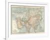 Map of Asia, with Special Reference to Siberia and Central Asia-Encyclopaedia Britannica-Framed Art Print