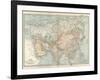 Map of Asia, with Special Reference to Siberia and Central Asia-Encyclopaedia Britannica-Framed Art Print