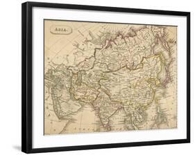 Map of Asia-null-Framed Photographic Print